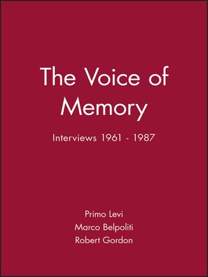 cover image of The Voice of Memory